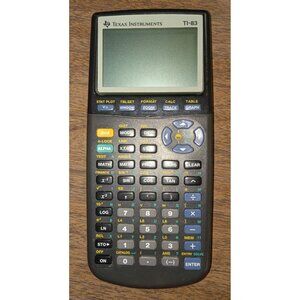 Texas Instruments TI 83 Graphing Calculator No Cover Geometry Math Algebra